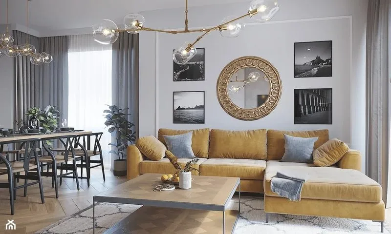 Magia dodatków: Jakie elementy do musztardowej kanapy sprawią, że Twoje wnętrze stanie się wyjątkowe?