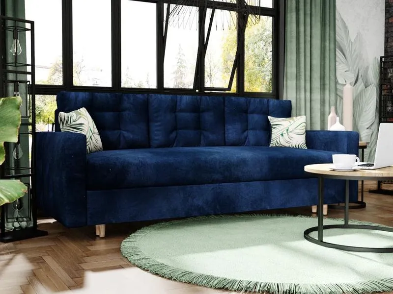 Odkryj najlepsze kolory ścian do granatowej kanapy i stwórz idealne wnętrze