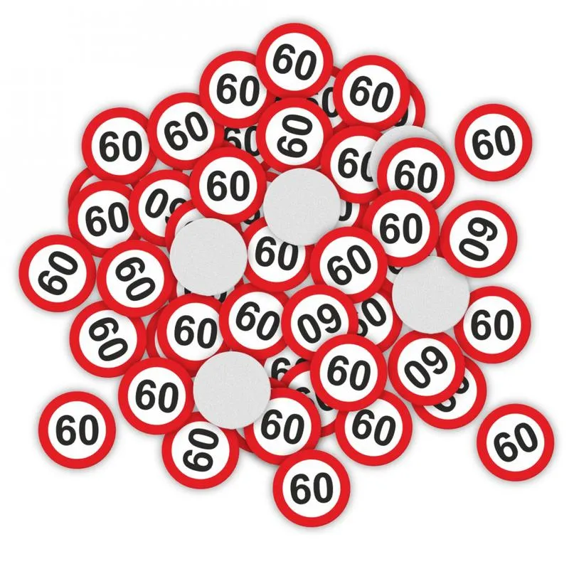 Dekoracja stołu na 60 urodziny