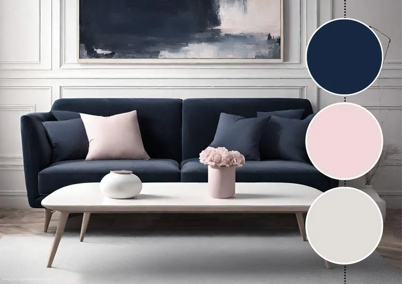 Dodatki do granatowej kanapy
