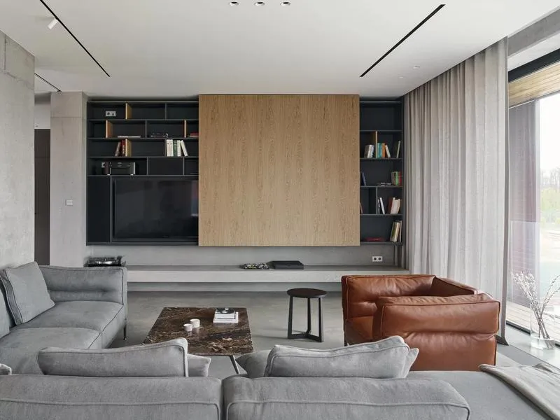 Jak schować telewizor w salonie