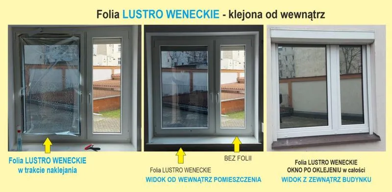Montaż folii okiennej