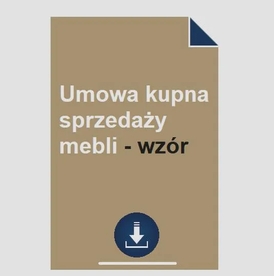 Sprzedaż mebli