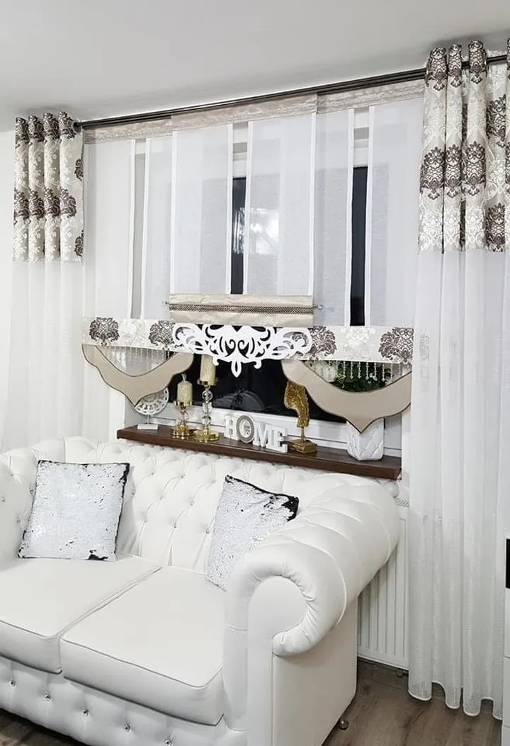 Stylowe firanki do salonu